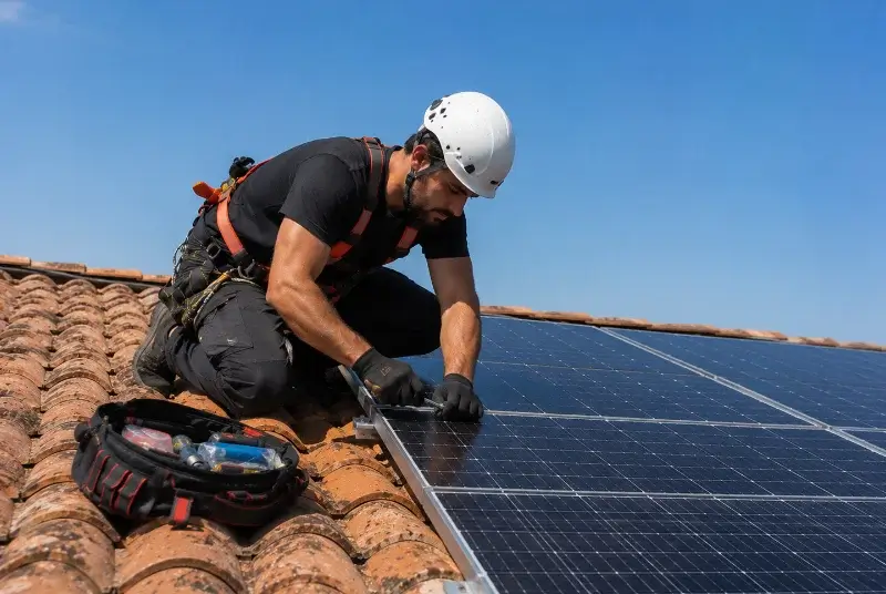 Maintenance et monitoring de panneaux solaires à Breteil