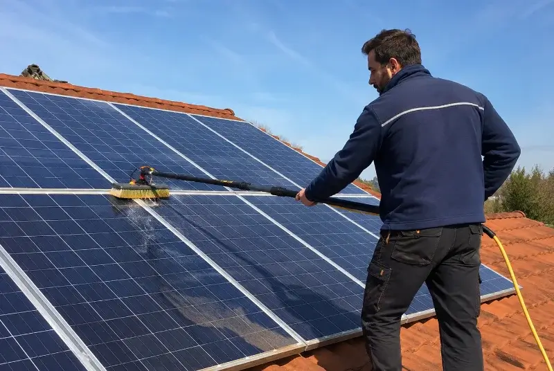 Nettoyage et entretien de panneaux solaires à Breteil
