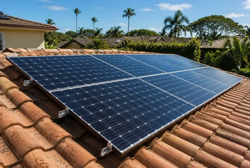 Installation de panneaux solaires à Breteil